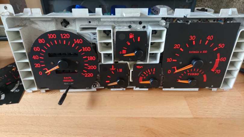 Restauration compteur GT Turbo